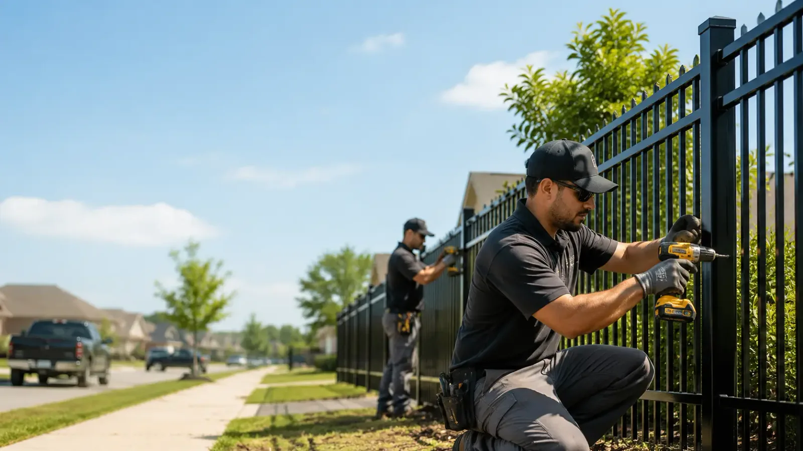 Metal Fence Installation in Gans, OK
